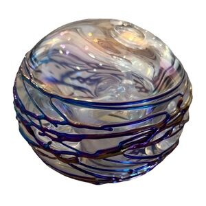 VTG.Mt St Helens MSH Iridescent Paperweight Swirl Kyle Gribskov